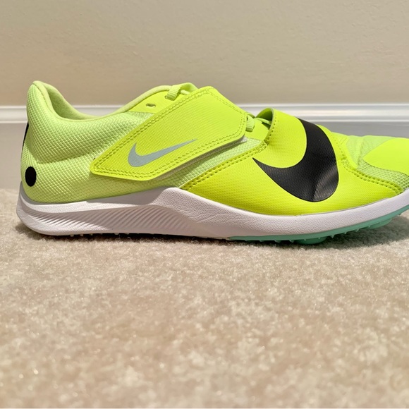 Nike Air Zoom LJ Elite Mint Foam Volt DR2756-700  size 9.5 Men’s Spikes & Tool - Picture 2 of 11